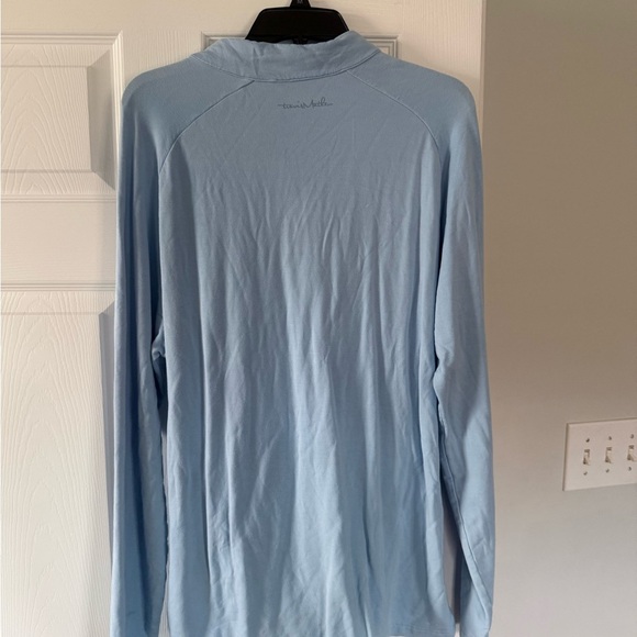 Travis Mathew Light Blue Men's Zip-Up Sweater - Picture 4 of 4